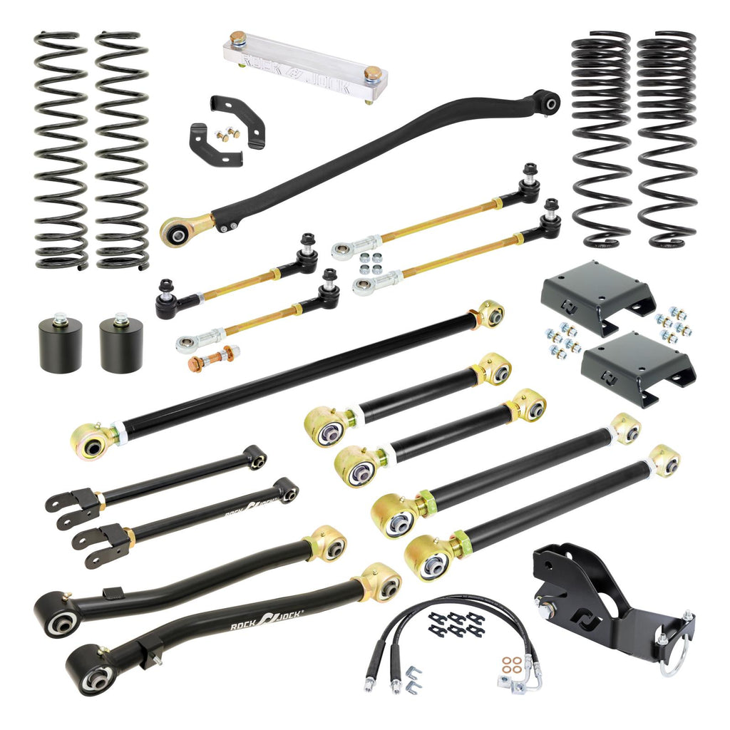 Pro Edition Johnny Joint Suspension System for JT Gladiator w/ Gas V-6 3.5 Inch lift RockJock 4X4 RJ-JTG001-101