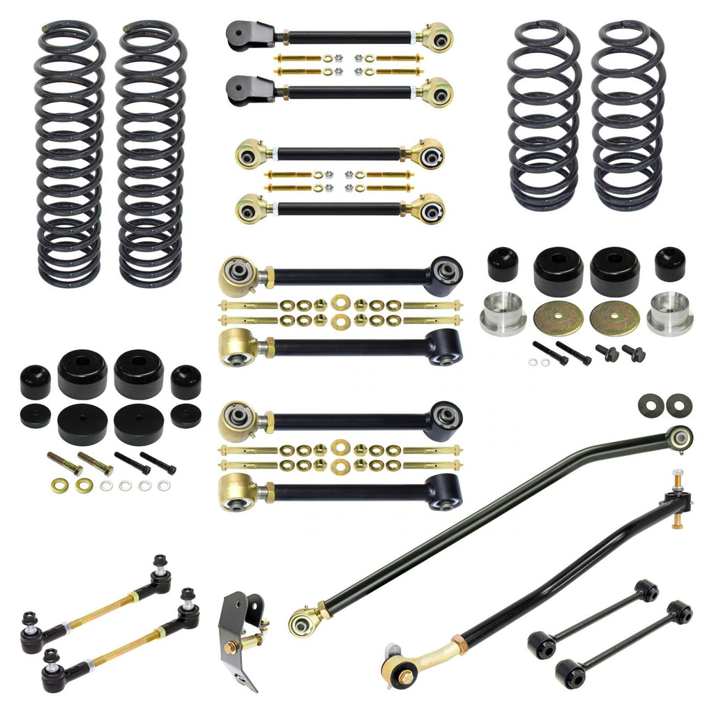 Pro Edition Johnny Joint Suspension System for LJ 4 Inch lift RockJock 4X4 RJ-LJ0001-101