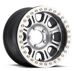 Raceline Beadlock RT232-78560-D-00 - 17X8.5, 6X5.5 DBP, Back Spacing 4.75 - Skinny Pedal Racing