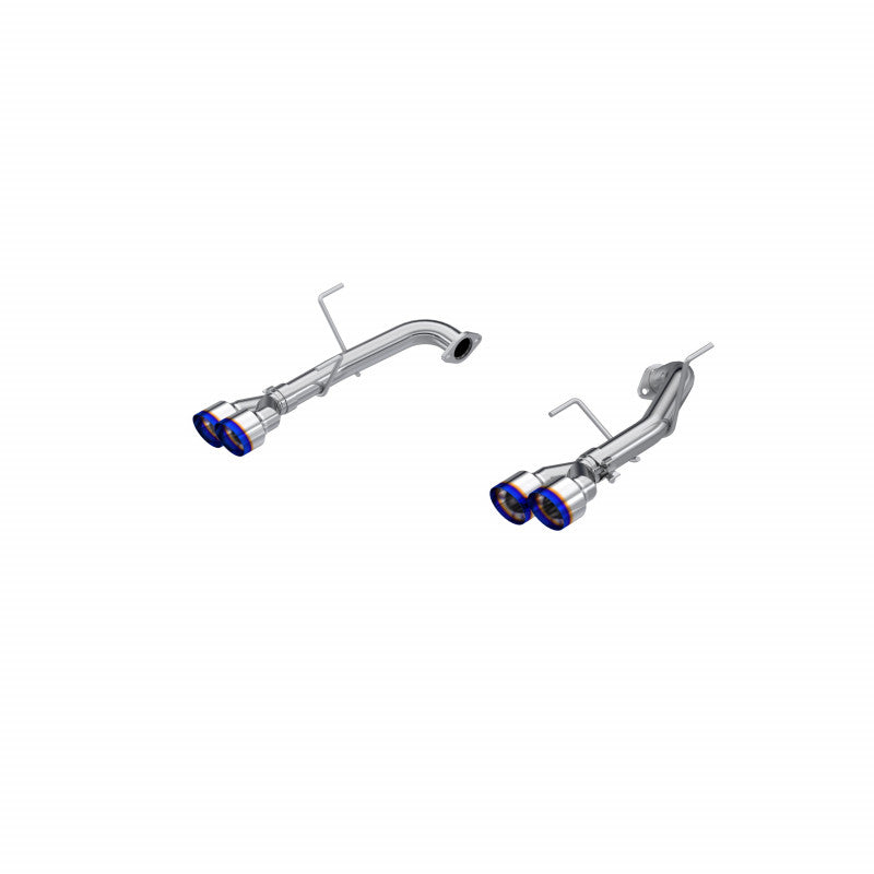 22-Up Subaru WRX 2.4L T304 Stainless Steel 2.5 Inch Axle-back Dual Split Rear Quad BE Tips MBRP S48103BE