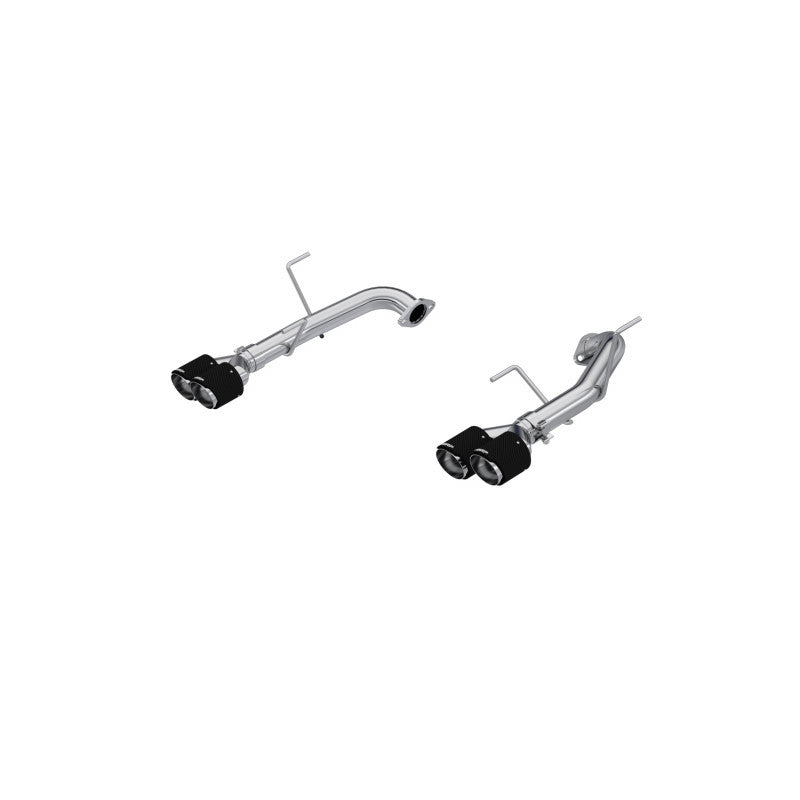 22-Up Subaru WRX 2.4L T304 Stainless Steel 2.5 Inch Axle-back Dual Split Rear Quad CF Tips MBRP S48103CF