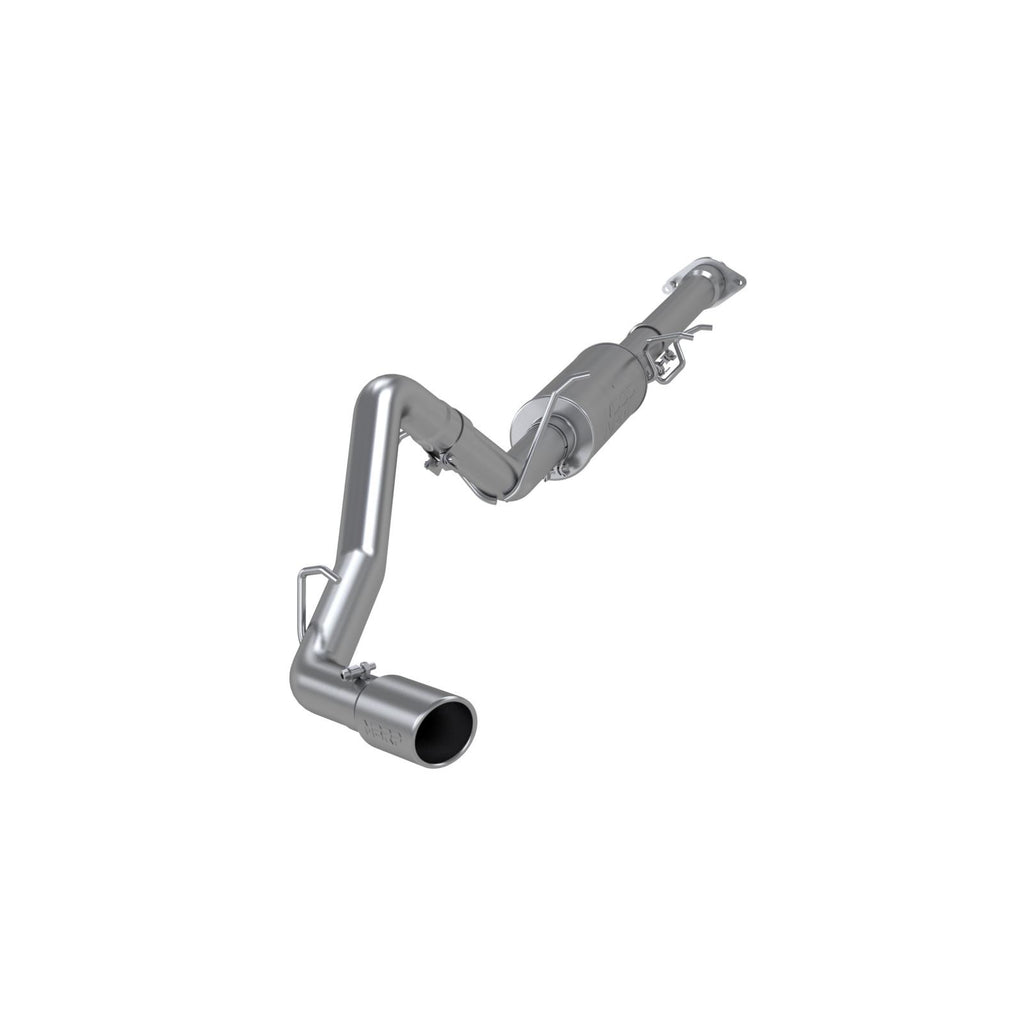 3 Inch Cat Back Exhaust System Single Side Aluminized Steel For 07-10 Silverado/Sierra 1500 Denali MBRP S5064AL