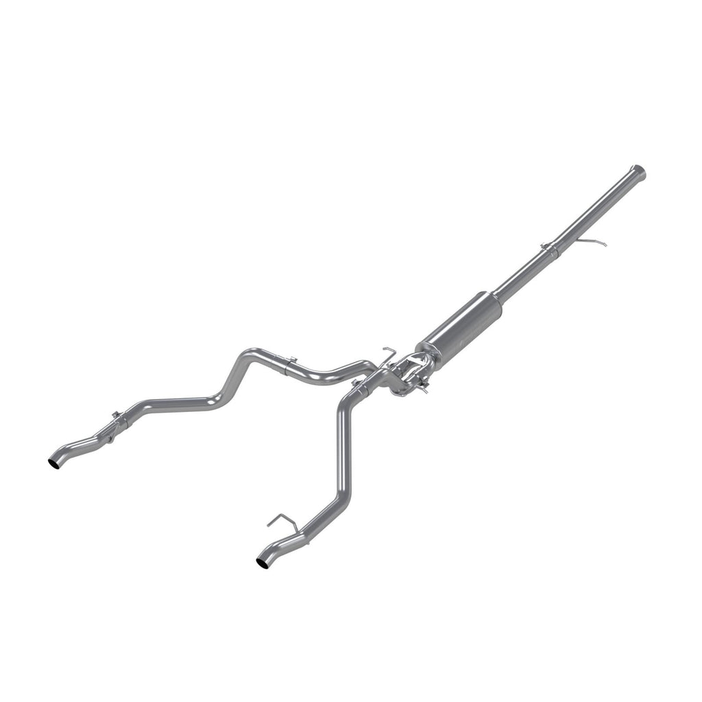 2.5 Inch Cat Back Exhaust System For 19-23 Silverado/Sierra 1500 6.2L, 2022 Silverado LTD/ Sierra Limited 6.2L Dual Rear 304 Stainless Steel MBRP S5065304