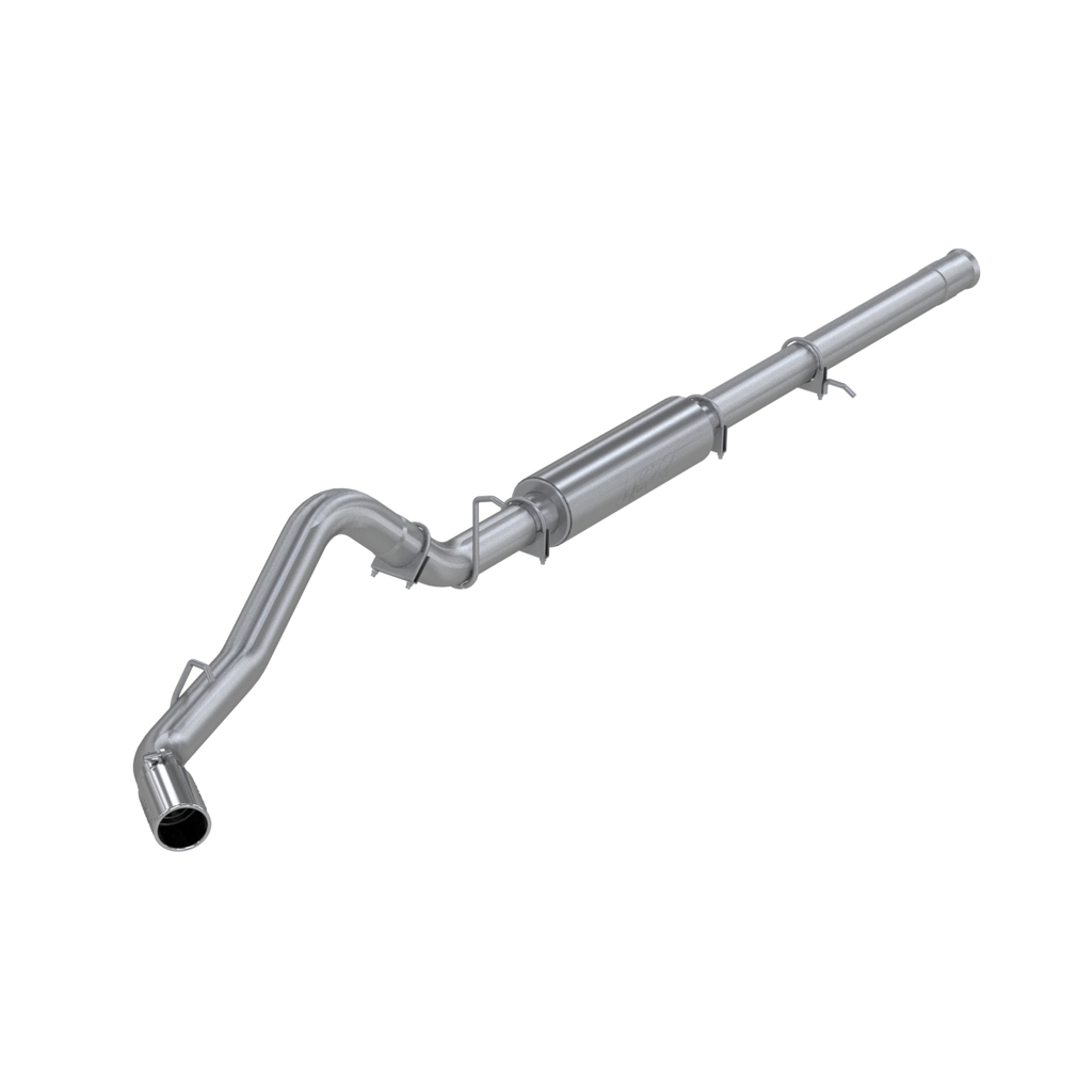 3 1/2 Inch Cat Back Exhaust System Single Side Exit for 11-13 Silverado/Sierra 1500 6.2L V8 Aluminized Steel MBRP S5070AL