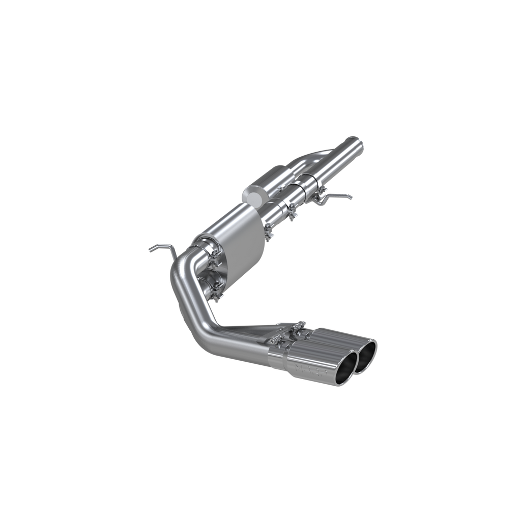 3 Inch Cat Back Exhaust System Pre-Axle Dual Outlet T304 Stainless Steel For 09-18 Silverado/Sierra 1500 4.3L V6, 5.3L V8 19-19 Silverado/Sierra 1500 4.3L V6, 5.3L V8 Limited LD MBRP S5081304