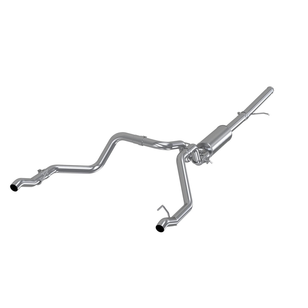 2.5 Inch Cat Back Exhaust System For 19-23 Silverado/Sierra 1500 5.3L and 2022 Silverado LTD/ Sierra Limited 5.3L Dual Rear 304 Stainless Steel MBRP S5085304