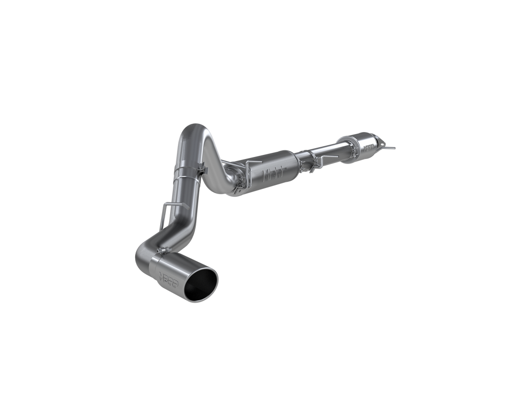 Silverado/Sierra 4 Inch Cat Back Exhaust System Single Side Exit 20-23 Silverado/Sierra 2500/3500 HD 6.6L V8 Armor Pro MBRP S5093304