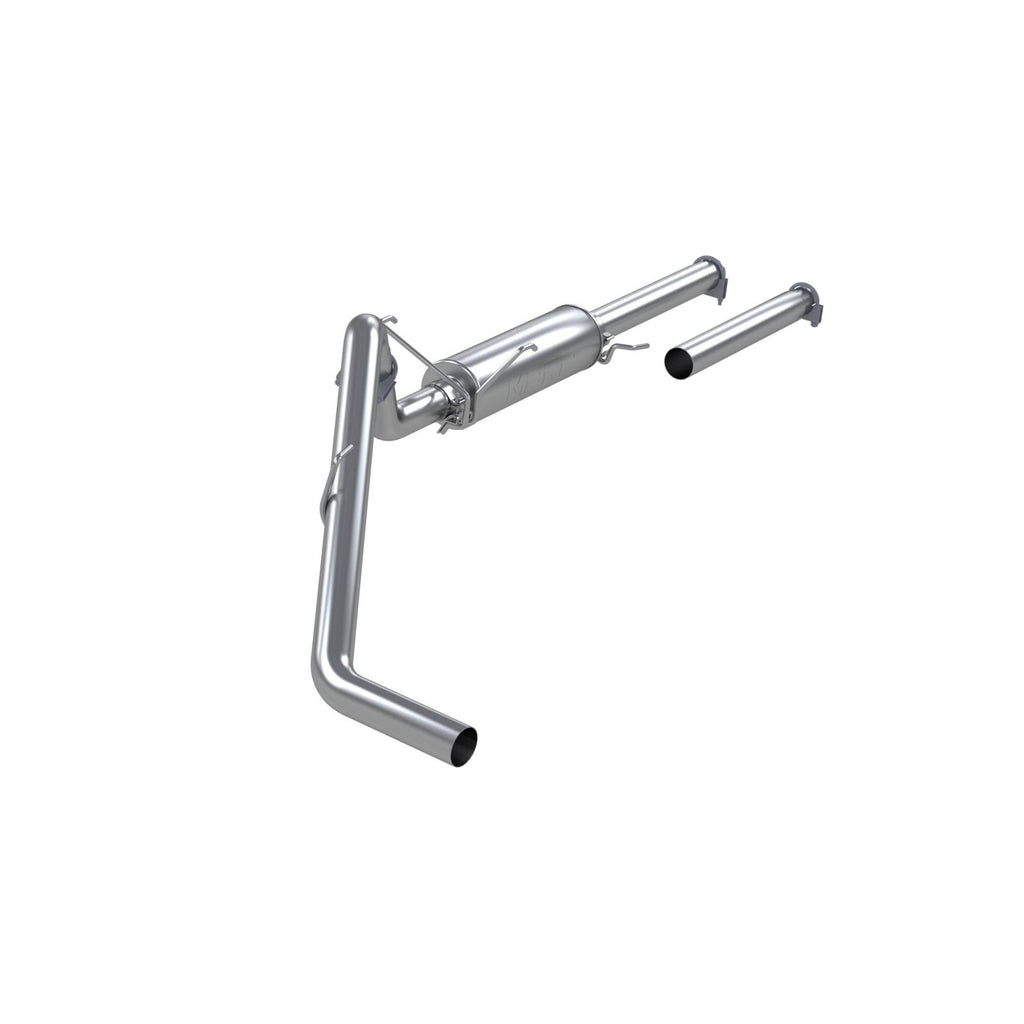 Cat Back Exhaust System Single Side No Tip Aluminized Steel For 04-05 Dodge Ram Hemi 1500 4.7L and 5.7L Standard Cab/Crew Cab/Short Bed MBRP S5104P