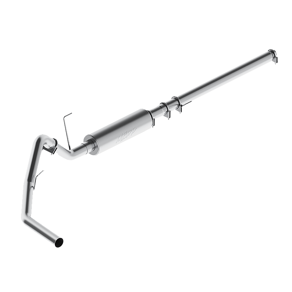 3 Inch Cat Back Exhaust System Single Side Aluminized Steel For 04-08 Ford F-150 Extended/Crew Cab Short Bed MBRP S5200P