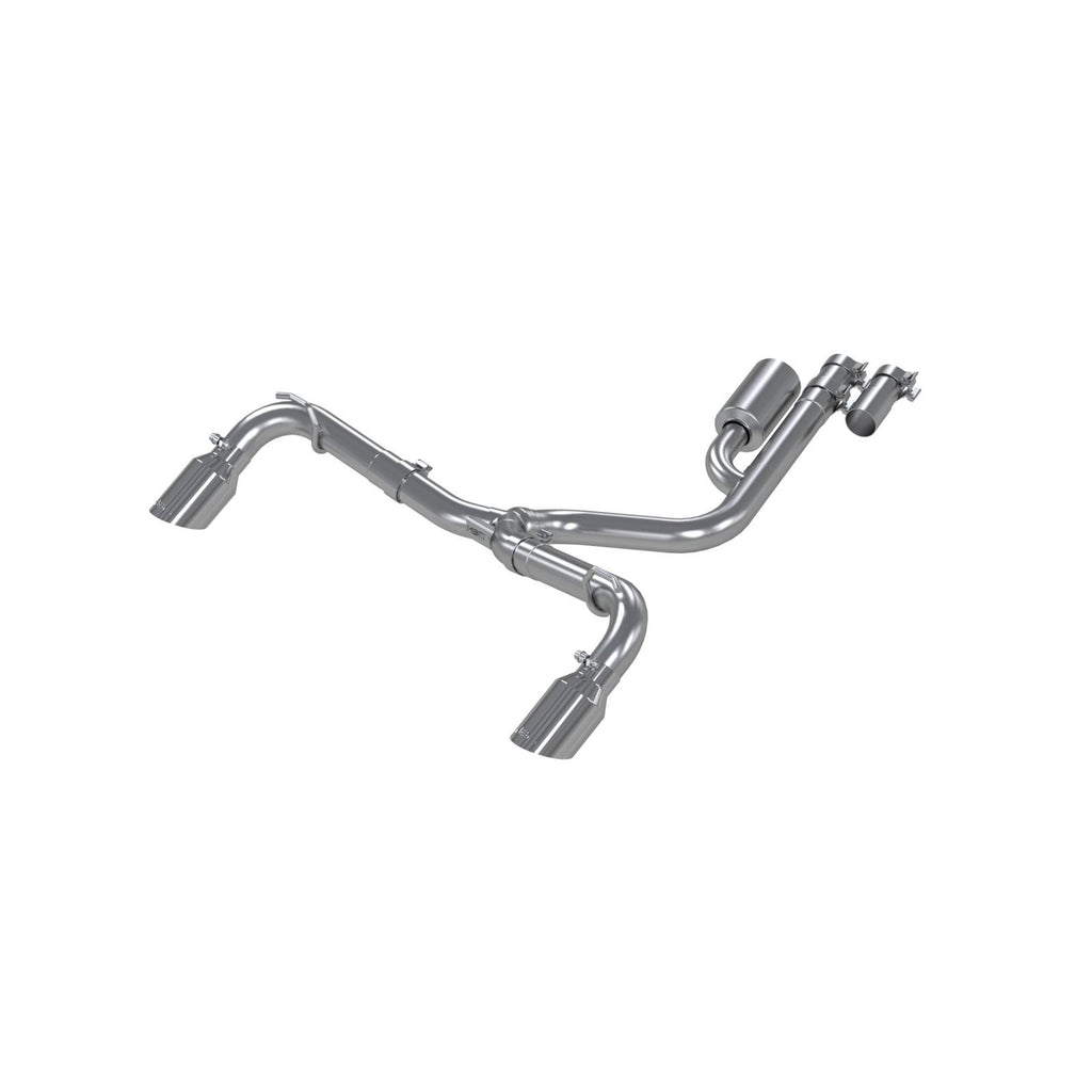 21-22 Ford Bronco Sport 1.5L/ 2.0L EcoBoost Aluminized Steel 2.5 Inch Resonator-Back Dual Split Rear Exit MBRP Exhaust System S5207AL