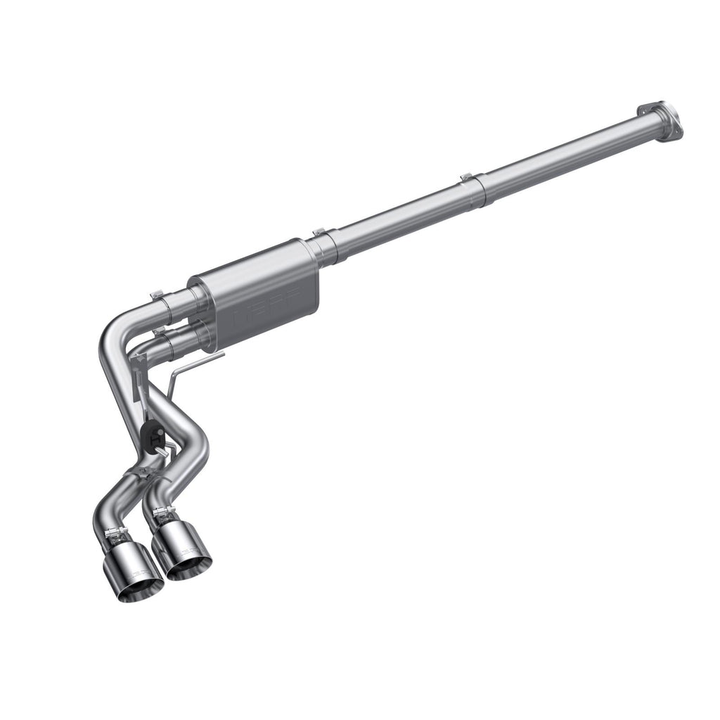 3 inch Cat-Back 2.5 inch Dual Pre-Axle (Race Profile) 21-Up F-150 T304 Stainless Steel MBRP S5217304