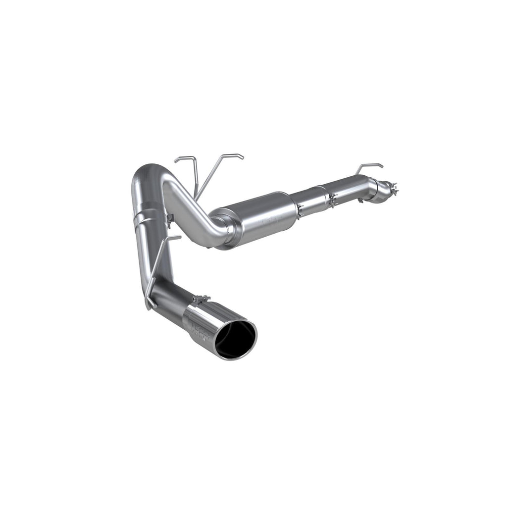 4 Inch Resonator Back Exhaust System Single Side Exit T409 Stainless Steel For 11-16 Ford F-250/350 MBRP S5246409