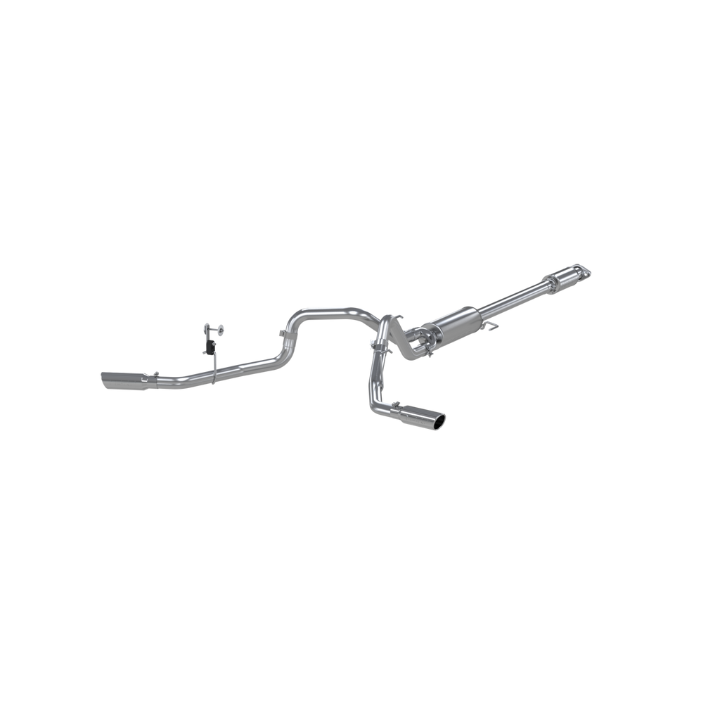 2.5 Inch Cat Back Exhaust System Dual Side Exit For 15-20 Ford F-150 5.0L Aluminized Steel MBRP S5257AL