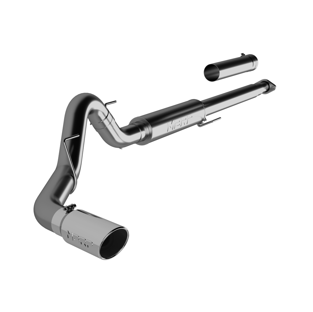 4 Inch Cat Back Exhaust System Single T409 Stainless Steel For 15-20 Ford F-150 2.7L/3.5L EcoBoost Excludes 19 F150 Limited MBRP S5259409