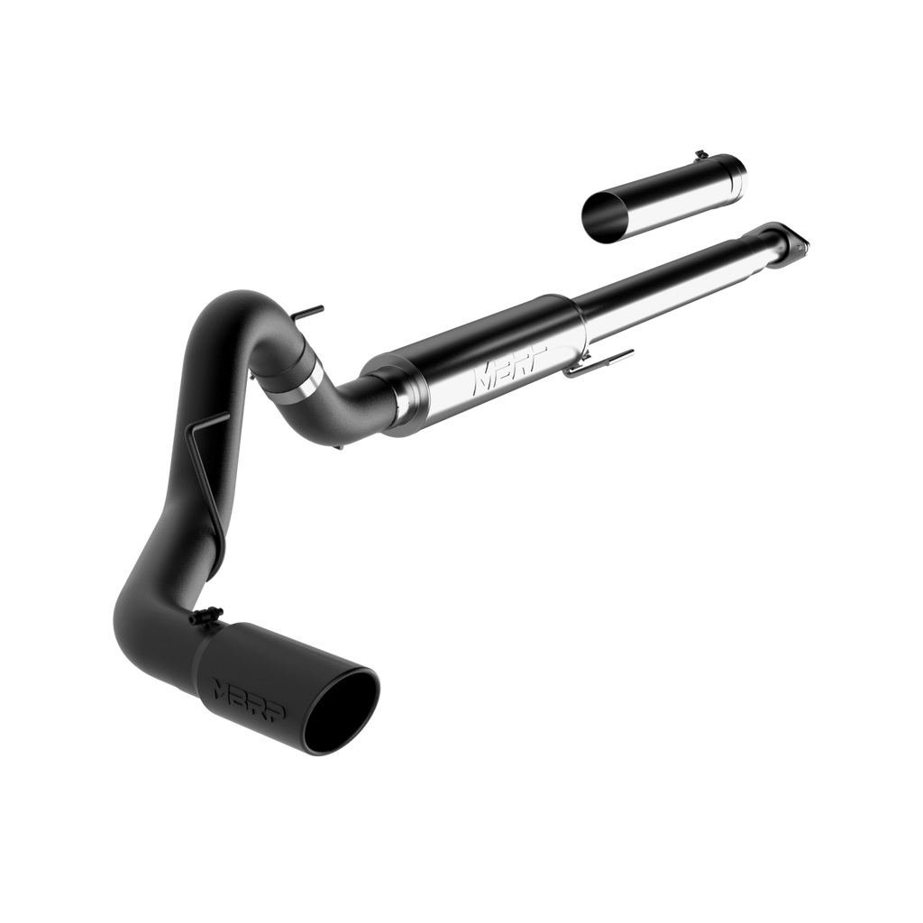 4 Inch Cat Back Exhaust System For 15-20 Ford F-150 2.7L/3.5L EcoBoost Single Black Finish MBRP S5259BLK