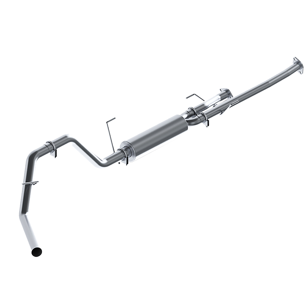 Cat Back Exhaust System Single Side No Tip Aluminized Steel For 09-21 Toyota Tundra MBRP S5314P