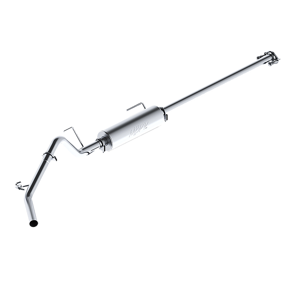 Cat Back Exhaust System Single Side Aluminized Steel, No Tip, For 05-15 Toyota Tacoma MBRP S5326P