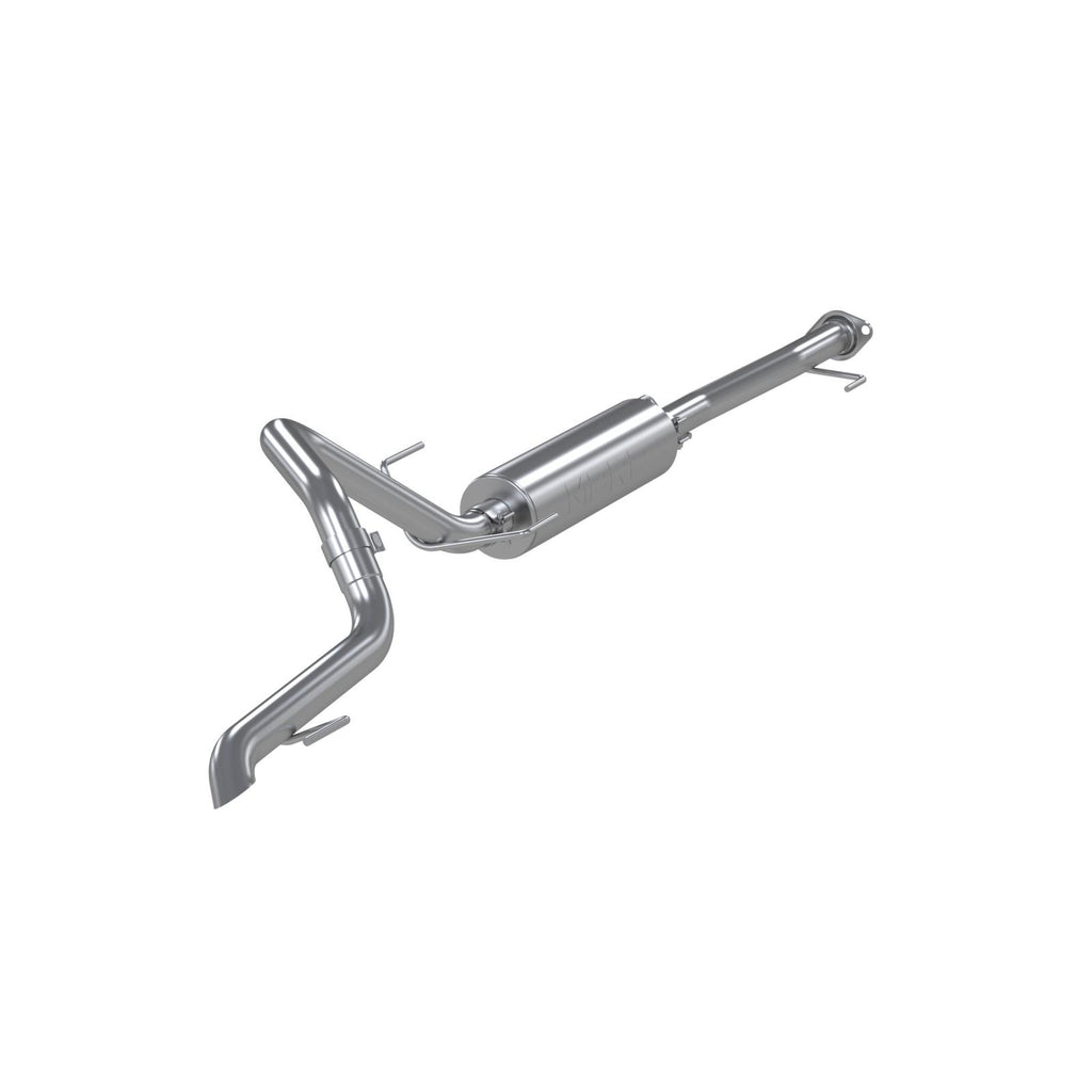 04-23 Toyota 4Runner 11-16 Toyota Land Cruiser Prado Armor Pro T304 Stainless Steel 2.5 Inch Cat-Back High Clearance Turn Down Single Rear Exit MBRP Exhaust System S5343304