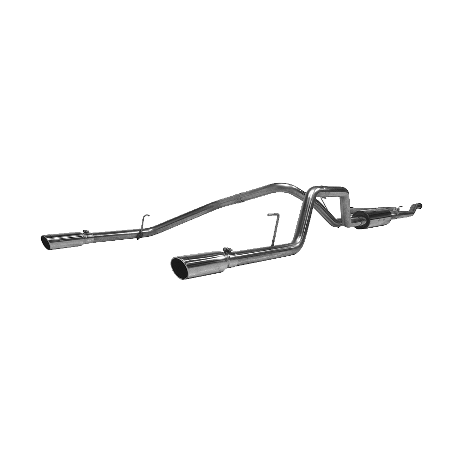 Cat Back Exhaust System Dual Split Rear T409 Stainless Steel For 04-15 Nissan Titan 5.6L MBRP S5402409