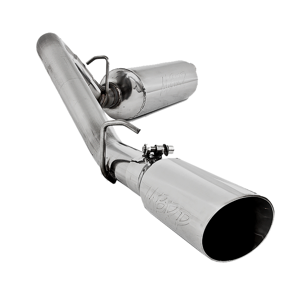 Jeep TJ Cat Back Exhaust System Single Side T409 Stainless Steel For 00-06 Wrangler TJ MBRP S5500409