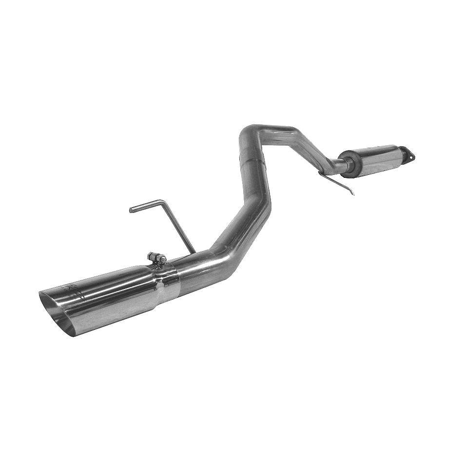 Cat Back Exhaust System Single Side T409 Stainless Steel For 06-10 Jeep Commander MBRP S5504409