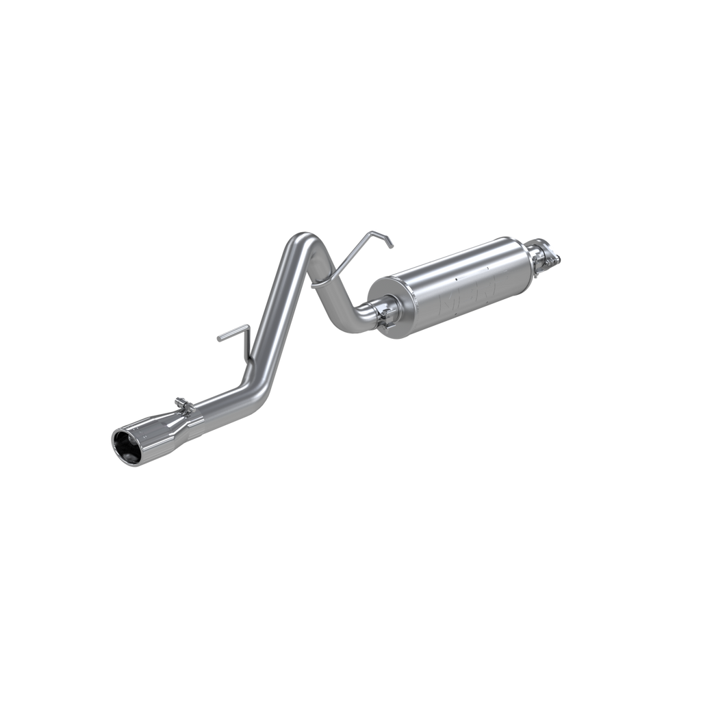 Cat Back Exhaust System Single Side Aluminized Steel For 02-07 Jeep Liberty MBRP S5510AL