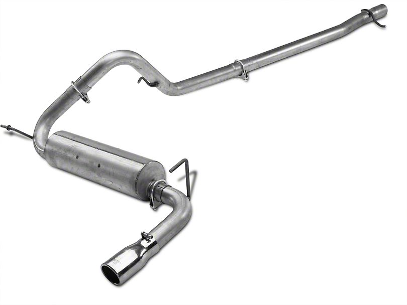 Jeep JK Cat Back Exhaust System Single Rear Exit For 12-18 Wrangler Rubicon JK 3.6L 2/4 Door MBRP S5526AL