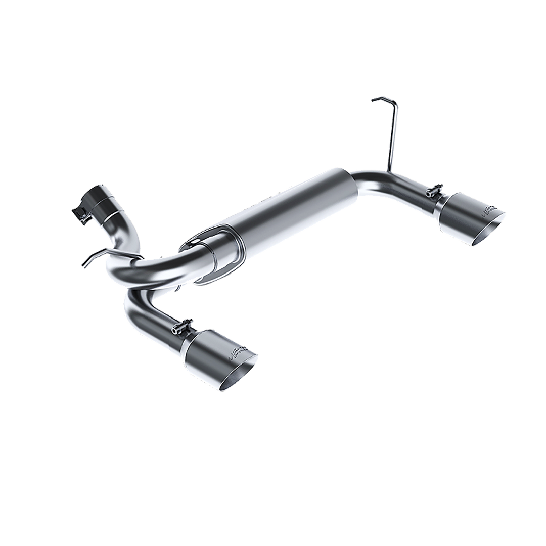 Axle Back Dual Rear Exit For 07-18 Jeep Wrangler/Rubicon JK 3.6L/3.8L V6 MBRP S5528AL