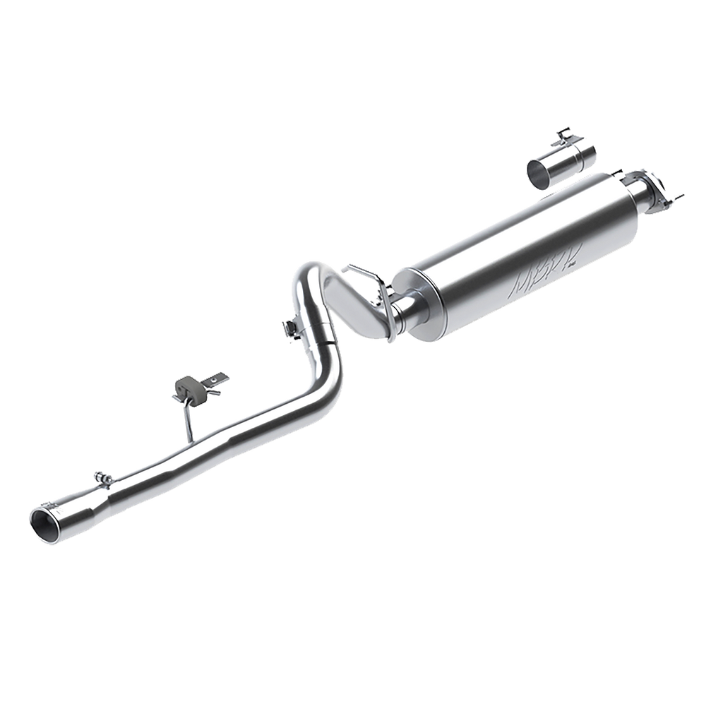 2.5 Inch Cat Back Exhaust System Single For 86-00 Cherokee 2.5L 87-01 Cherokee 4.0L Aluminized Steel MBRP S5534AL