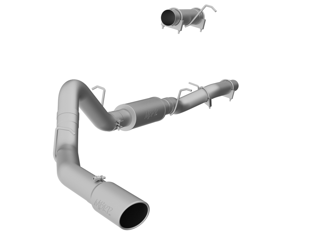 4 Inch Cat Back Exhaust System Single Side T409 Stainless Steel For 06-07 Silverado/Sierra 2500/3500 Duramax MBRP S6012409