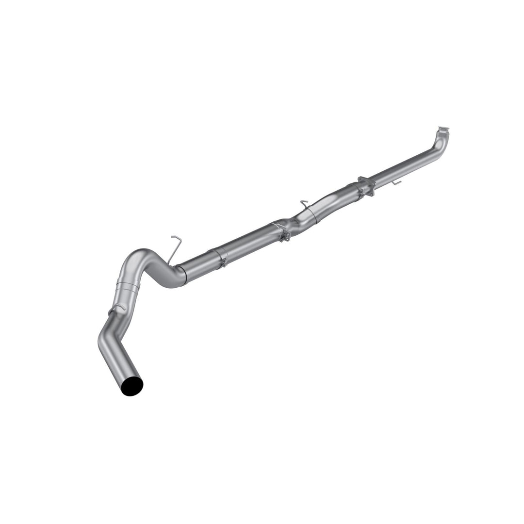 T409 Stainless Steel 5 Inch Downpipe Back Single Side Exit No Muffler 01-04 Silverado/Sierra 2500/3500 6.6L Duramax EC/CC MBRP S60210SLM