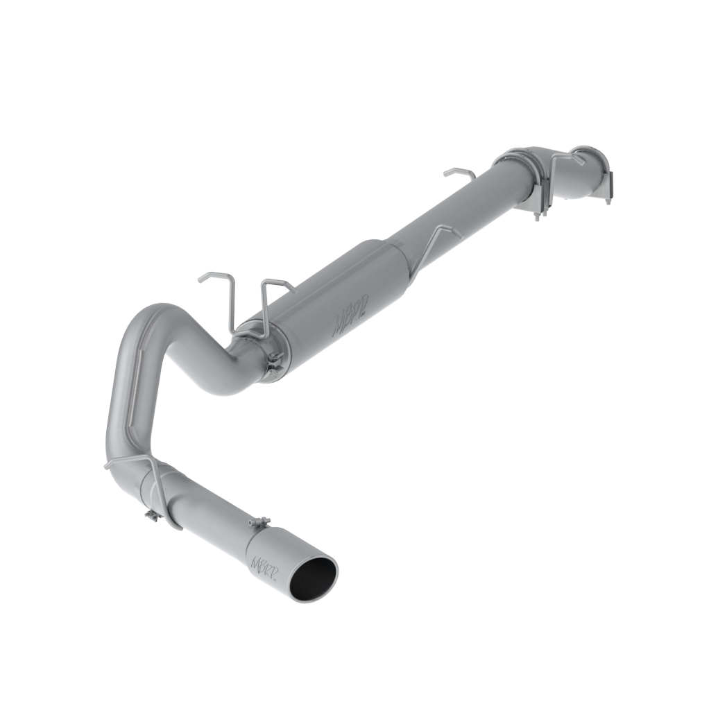 4 Inch Cat Back Exhaust System Single Side Stock Cat Exit T409 Stainless Steel For 03-07 Ford F-250/350 6.0L Extended Cab/Crew Cab MBRP S6208409