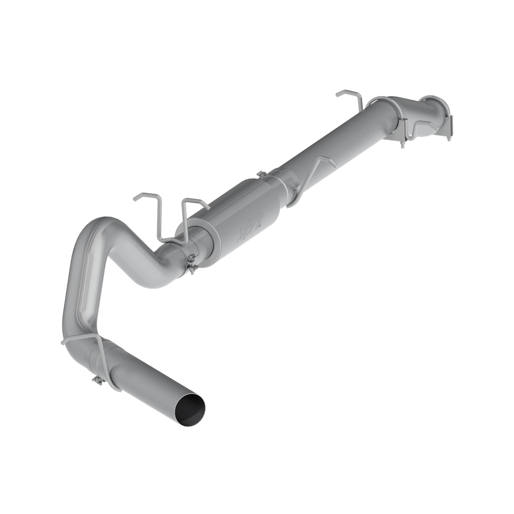 4 Inch Cat Back Exhaust System Single Side Stock Cat For 03-07 Ford F-250/350 6.0L, Extended Cab/Crew Cab MBRP S6208P