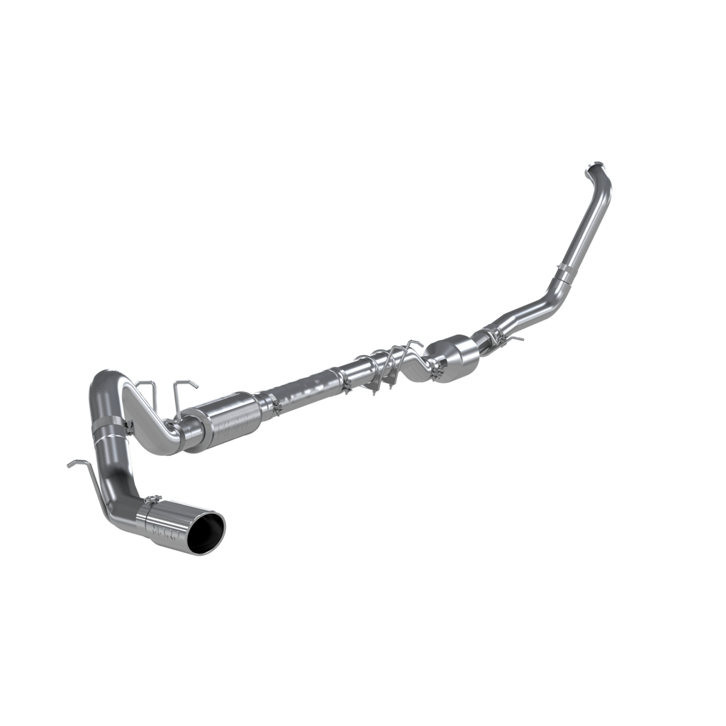 4 Inch Exhaust System Kit Turbo Back For 03-07 Ford F-350/450/550 6.0L Single Side Exit Aluminized Steel MBRP S6240AL