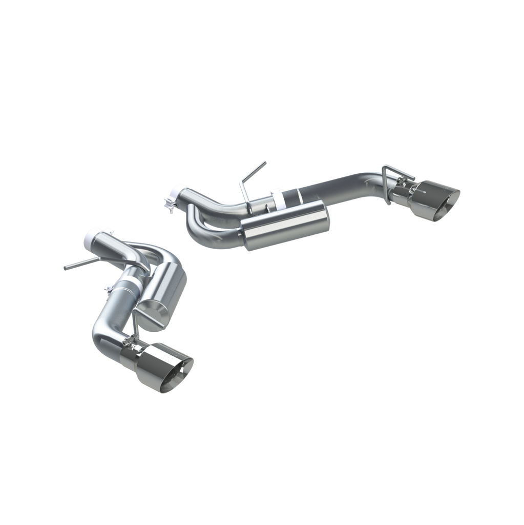 3 Inch Dual Axle Back For 16-22 Chevrolet Camaro SS T409 Stainless Steel MBRP S7034409