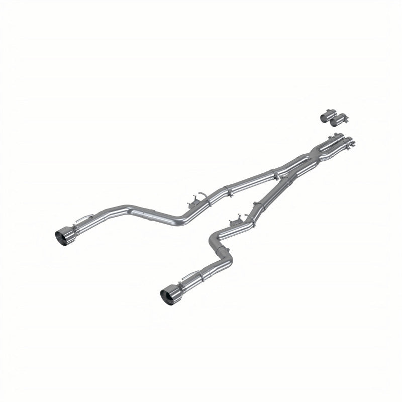 Aluminized Steel 3.0 Inch Cat-Back Dual Rear Race Profile with Dual Tips 15-23 Dodge Charger MBRP S7118AL