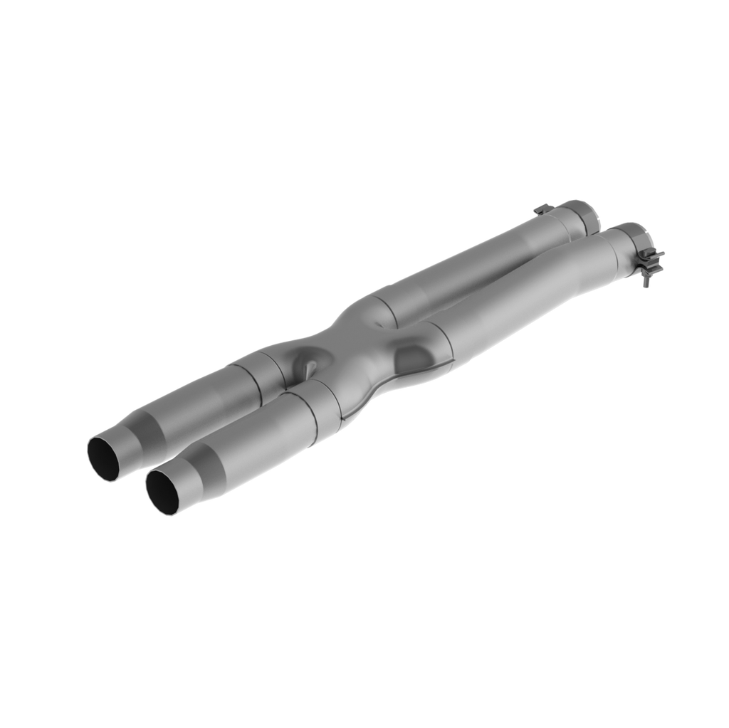 3 Inch Exhaust Resonator Bypass X-Pipe For 16-20 Ford Mustang GT350 T409 Stainless Steel MBRP S7215409