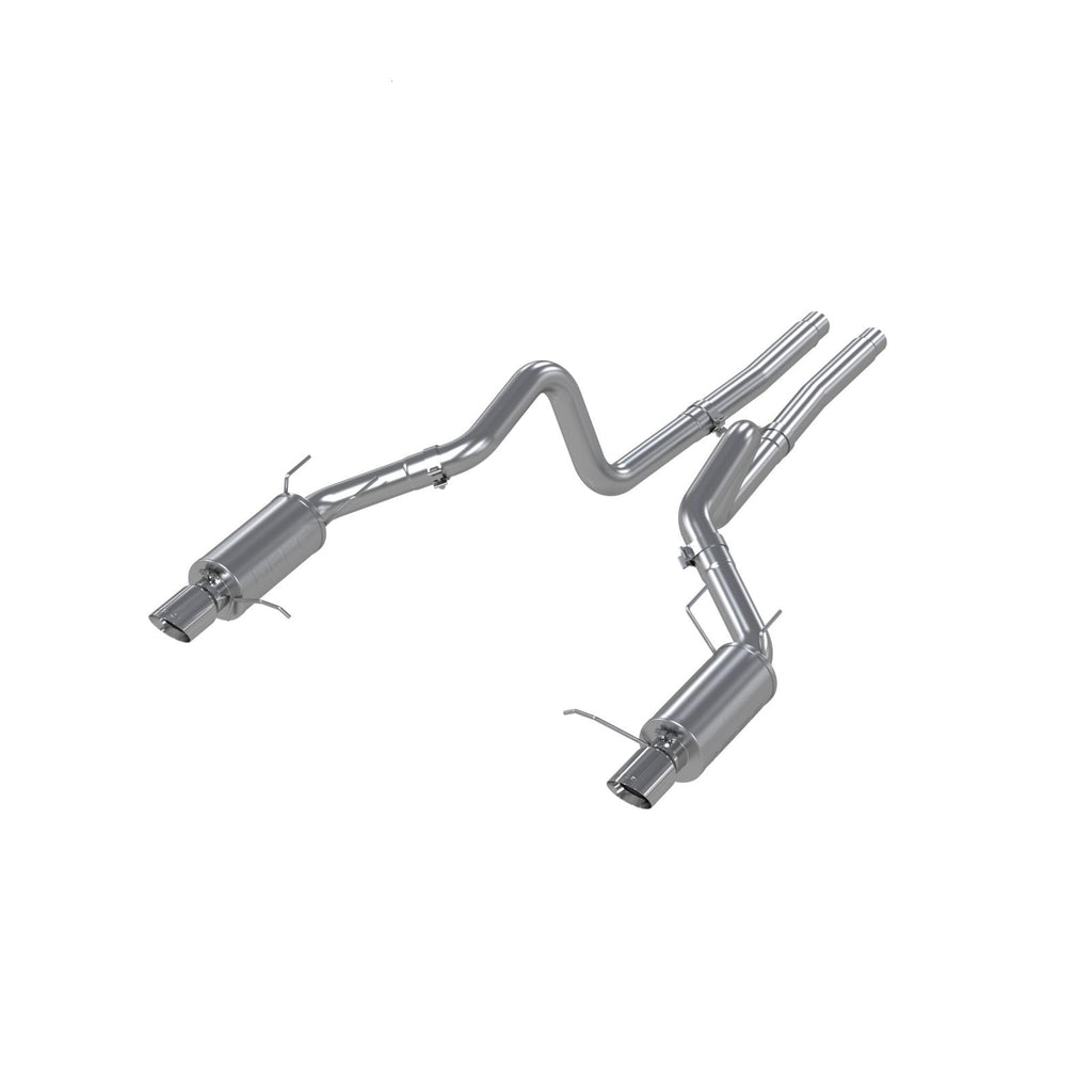 Cat Back Exhaust System Dual Split Rear Street Version T409 Stainless Steel For 11-14 Ford Mustang GT 5.0L 11-12 Ford Shelby GT500 MBRP S7258409