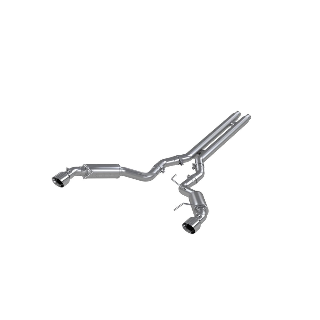 3 Inch Cat Back Exhaust System Dual Split Rear For 15-17 Ford Mustang GT 5.0 Coupe Only Race Version 4.5 Inch Tips Aluminized Steel MBRP S7278AL