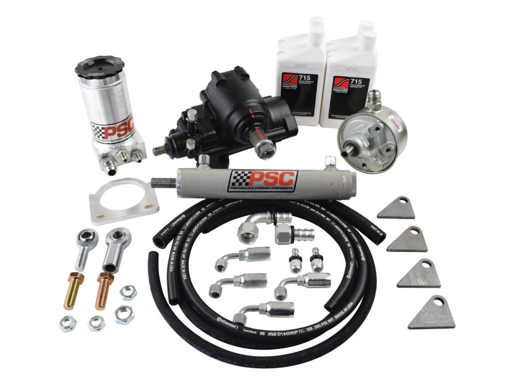 Cylinder Assist Steering Kit, 1999.5-2006.5 GM 4WD with Straight Axle Conversion PSC Performance Steering Components SK337