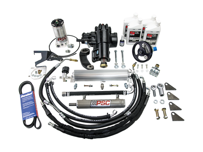 Cylinder Assist Steering Kit Weld On 6.75 AFM Axle 1.5 Tie Rod 18-Up Wrangler JL 2.0L Non-ETorque PSC Steering SK689R20JP1-6.75W-1.5