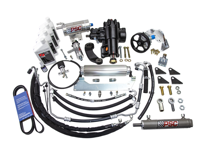 Cylinder Assist Steering Kit Weld On 8.0 AFM Axle 1.25 Tie Rod 18-20 Wrangler JL 3.6L Non-ETorque PSC Steering SK689R36JP2-8.0W-1.25