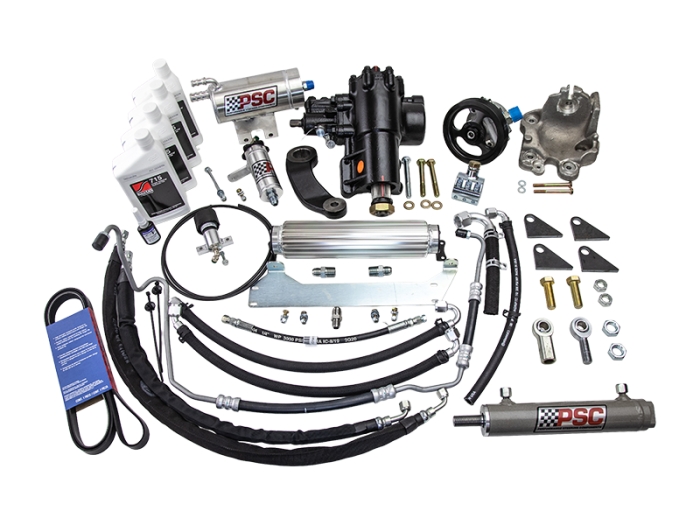 Cylinder Assist Steering Kit Weld On 6.75 AFM Axle 1.25 Tie Rod Gladiator JT/Wrangler 3.6L Non-ETorque PSC Steering SK689R36JP3-6.75W-1.25