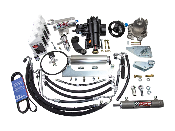 Cylinder Assist Steering Kit Bolt On OE axle and Tie Rod Gladiator JT/Wrangler 3.6L Non-ETorque PSC Steering SK689R36JP3-OE