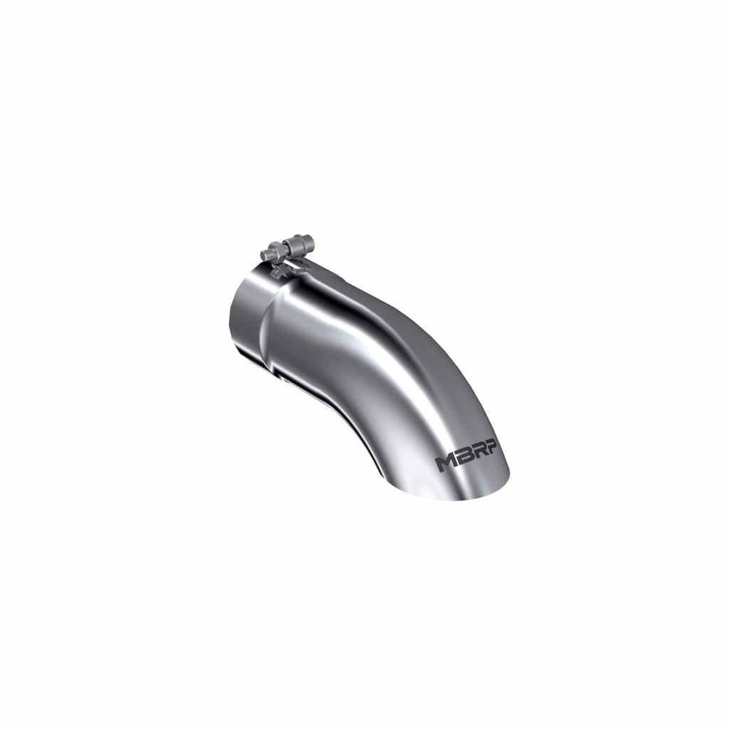 Exhaust Tail Pipe Tip 4 Inch O.D. Turn Down 4 Inch Inlet 12 Inch Length T304 Stainless Steel MBRP T5081