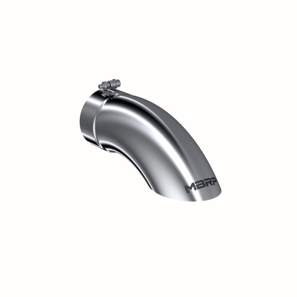 Exhaust Tail Pipe Tip 5 Inch O.D. Turn Down 5 Inch Inlet 14 Inch Length T304 Stainless Steel MBRP T5085