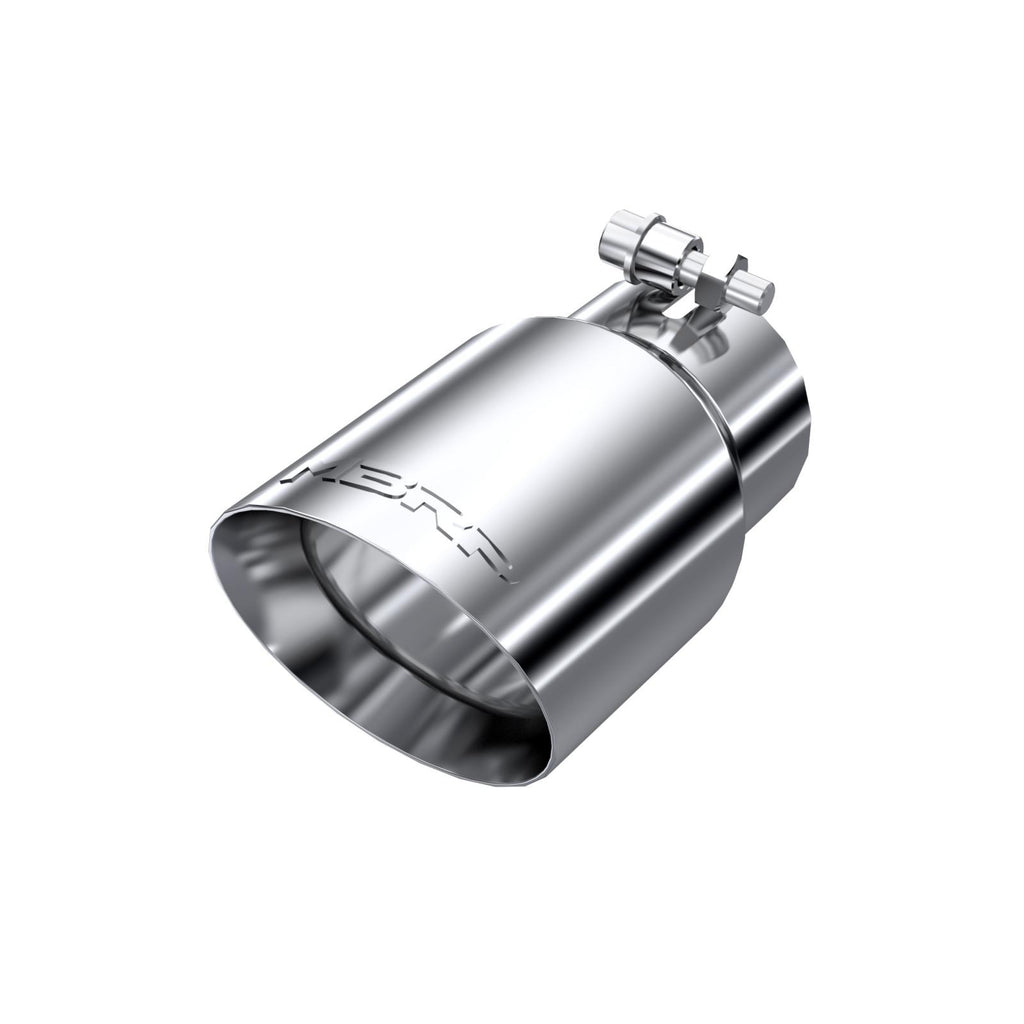 Exhaust Tip 4 Inch O.D. Dual Wall Angled Rolled End Fits Aluminized Steel 3 Inch Systems MBRP T5122