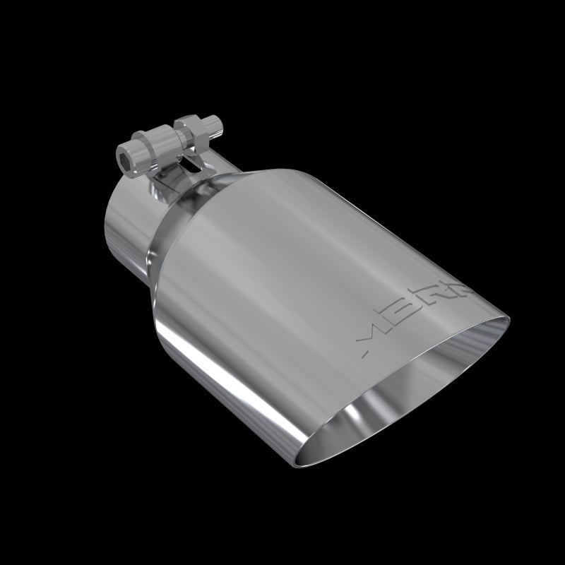 Exhaust Tip 4 Inch O.D. Dual Wall Angled Fits Aluminized Steel 2 1/2 Inch Systems MBRP T5123