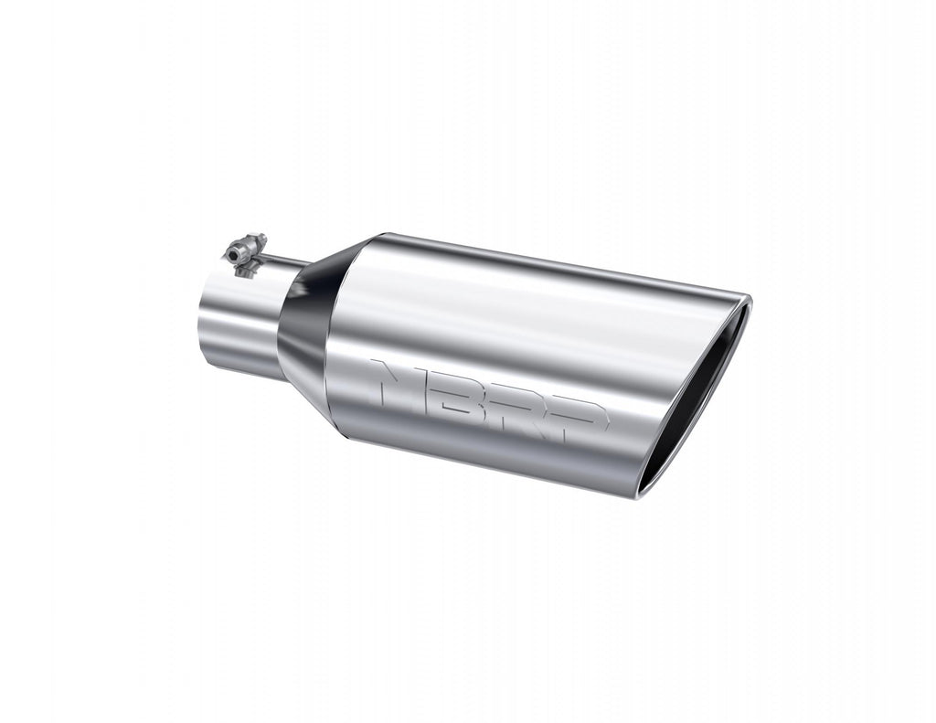 Exhaust Tail Pipe Tip 7 Inch O.D. Rolled End 4 Inch Inlet 18 Inch Length T304 Stainless Steel MBRP T5126