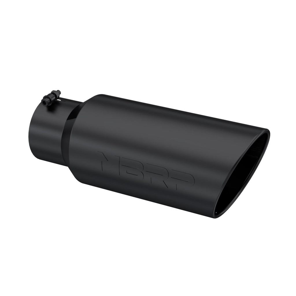 Exhaust Tip 7 Inch O.D. Rolled End 5 Inch Inlet 18 Inch Length Black Finish MBRP T5127BLK